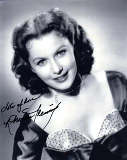 Rhonda Fleming autograph
