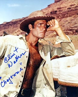 Clint Walker autograph