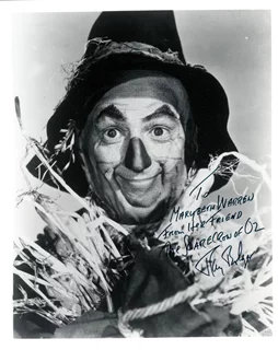 Ray Bolger autograph