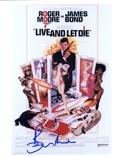 Roger Moore autograph