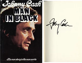 Johnny Cash autograph