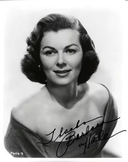 Barbara Hale autograph