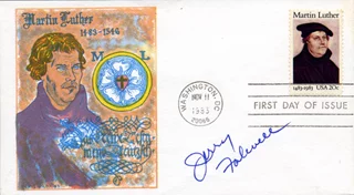 Jerry Falwell autograph