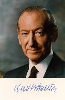 Kurt Waldheim autograph