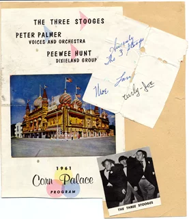 The Three Stooges autograph