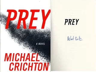 Michael Crichton autograph