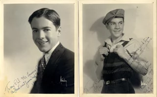 Johnny Downs autograph