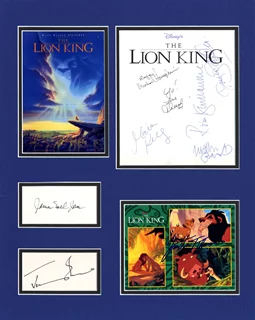 The Lion King autograph