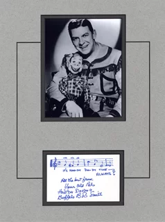 Buffalo Bob & Howdy Doody autograph