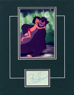 Disney's Baloo Bear autograph