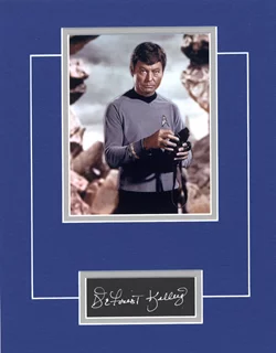 Deforest Kelley autograph