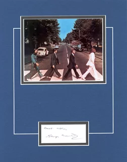 George Martin autograph