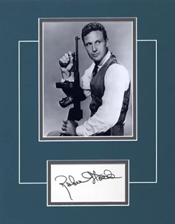 Robert Stack autograph