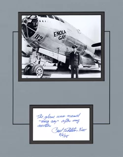 Paul Tibbets autograph