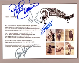 The Doobie Brothers autograph