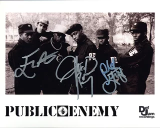Public Enemy autograph