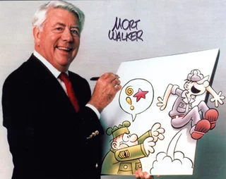 Mort Walker autograph
