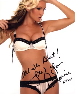 Caprice autograph