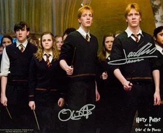 James & Oliver Phelps autograph