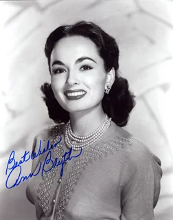 Ann Blyth autograph