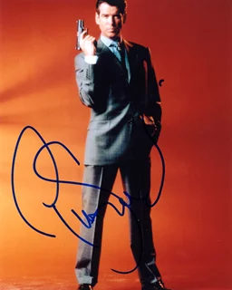 Pierce Brosnan autograph