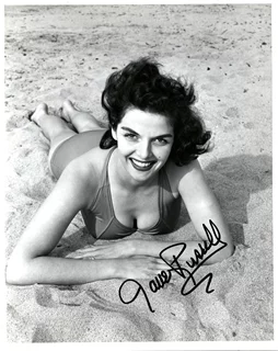 Jane Russell autograph