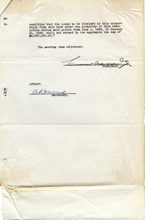 Samuel Goldwyn autograph