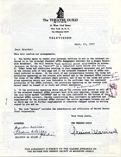 Brandon De Wilde autograph