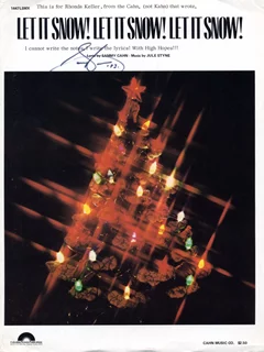 Sammy Cahn autograph