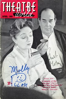 Molly Picon & Robert Morley autograph