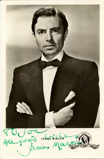 James Mason autograph