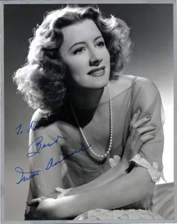 Irene Dunne autograph