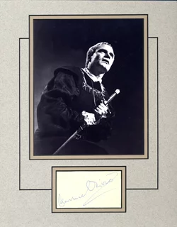 Laurence Olivier autograph