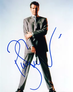 Pierce Brosnan autograph