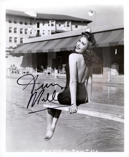 Ann Miller autograph