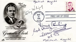 Nobel Prize Winners autograph