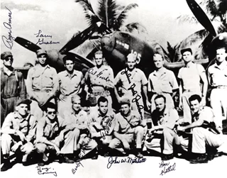 WWII Pacific War Air Aces autograph