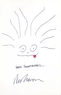 Wes Craven autograph