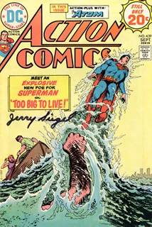 Jerry Siegel autograph