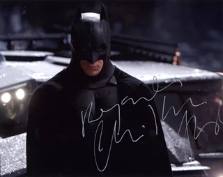 Christian Bale autograph