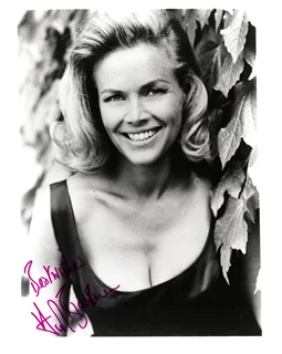 Honor Blackman autograph