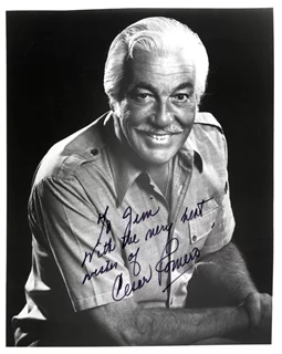 Cesar Romero autograph