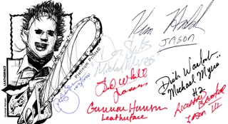 Killers of Horror autograph