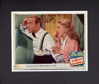 Fred Astaire & Ginger Rogers autograph