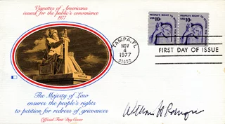 William Rehnquist autograph