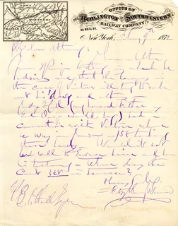 Fitz-Henry Warren autograph