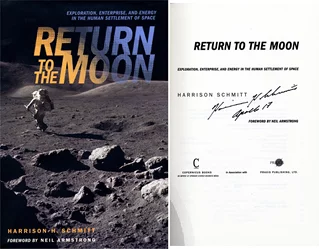 Harrison Schmitt autograph