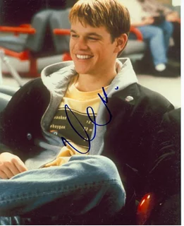 Matt Damon autograph