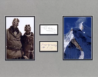 Mt. Everest Climbers autograph