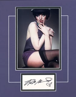 Liza Minnelli autograph